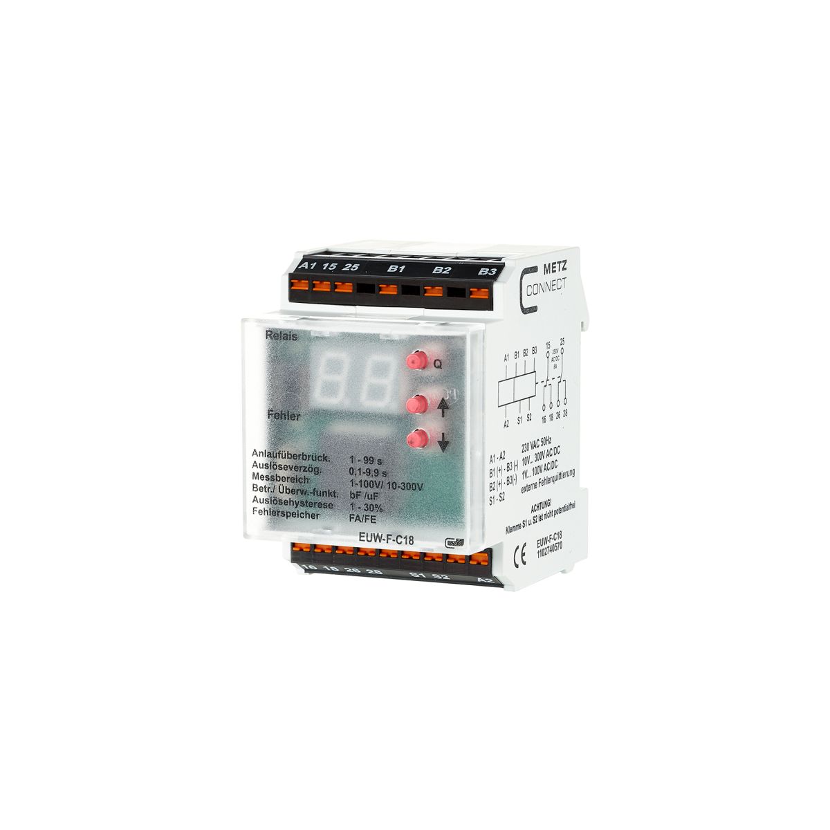Strom-/Spannungsüberwachung / EUW-F-C18 230 V AC