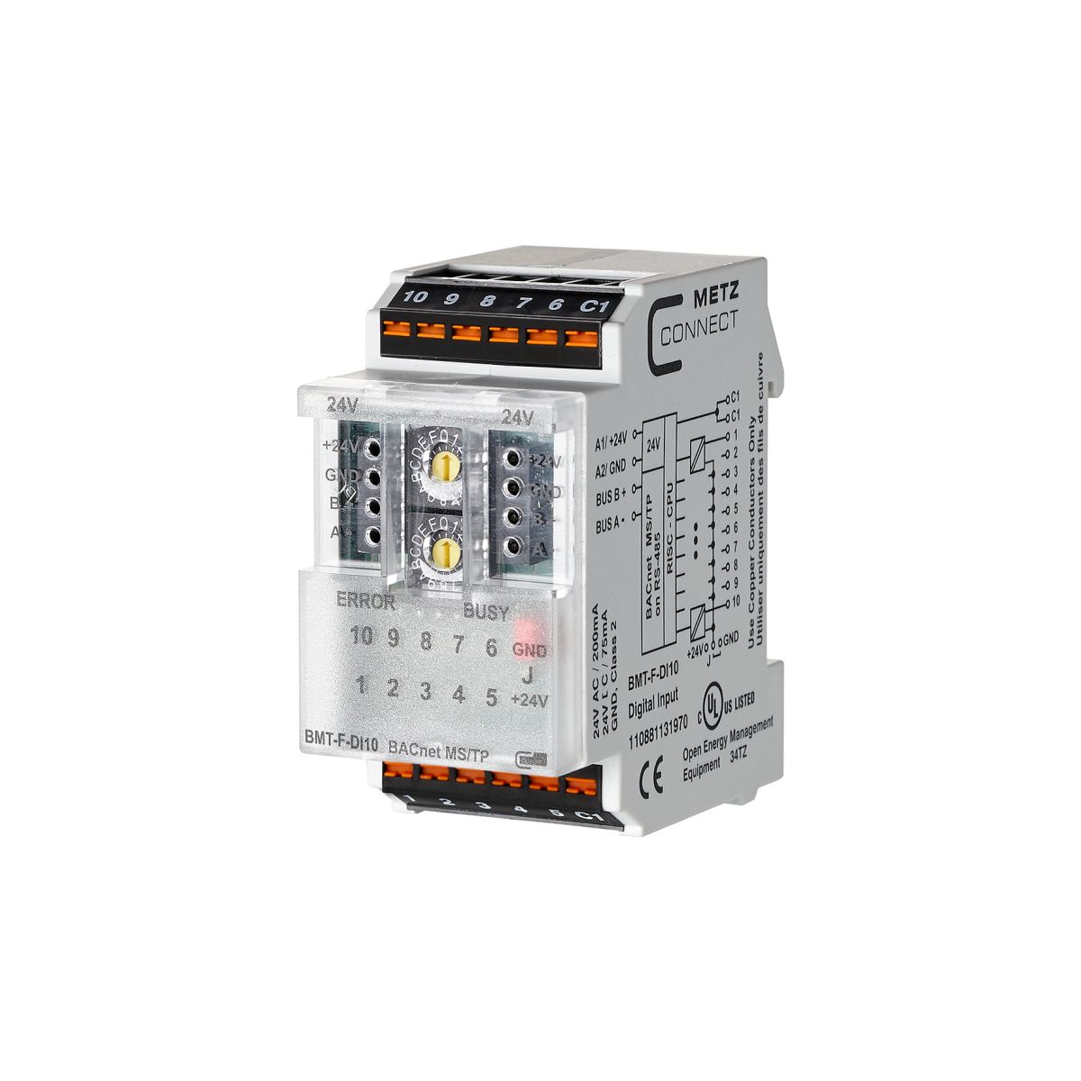 Modulo BACnet MS/TP / BMT-F-DI10 BACnet MS/TP