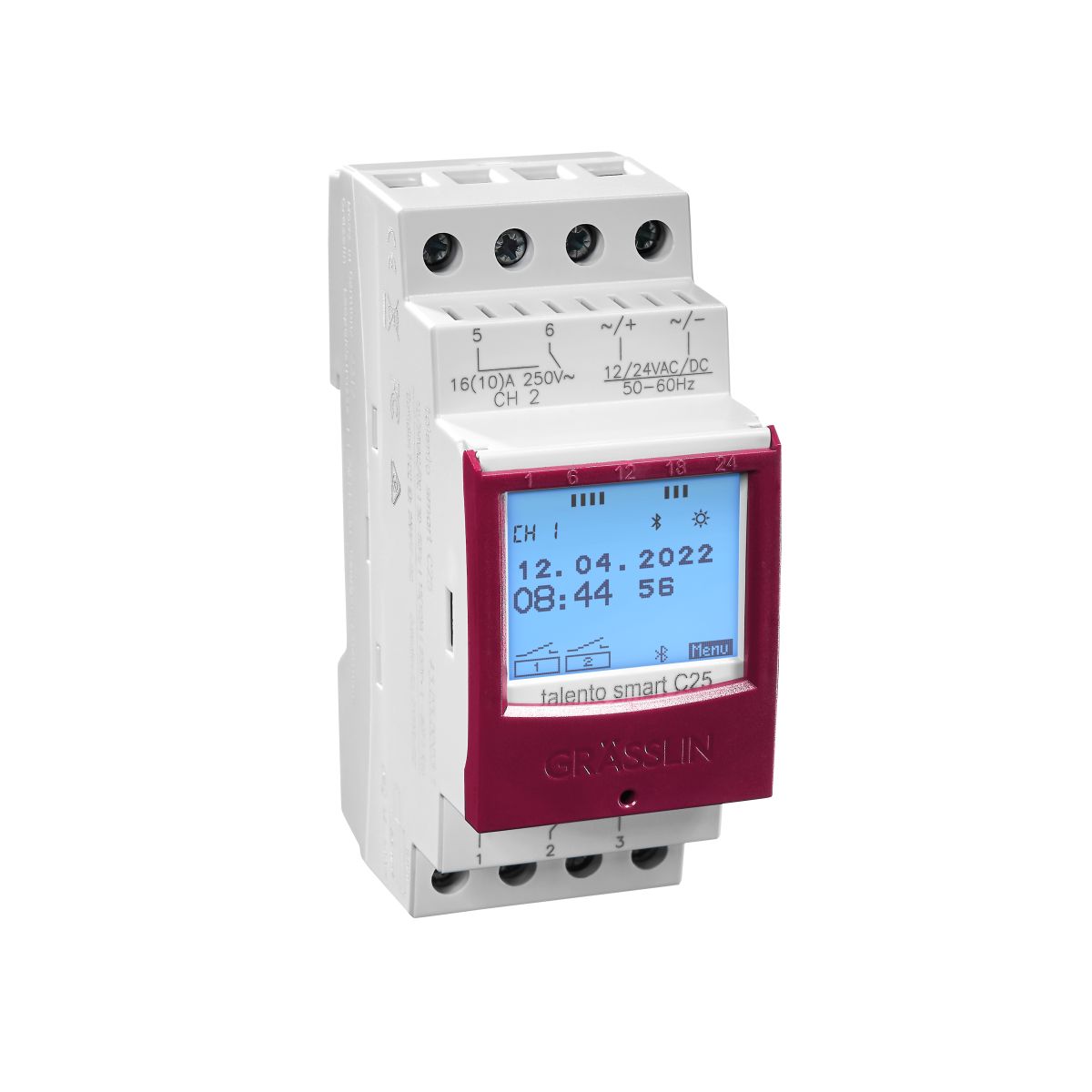 talento smart C25 12-24V DC - Jahresprogramm, Astrofunktion, 2 Kanäle, 12-24 V