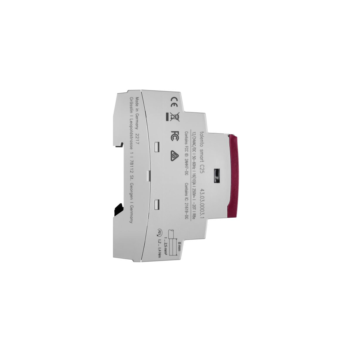 talento smart C25 12-24V DC - Jahresprogramm, Astrofunktion, 2 Kanäle, 12-24 V – Bild 3