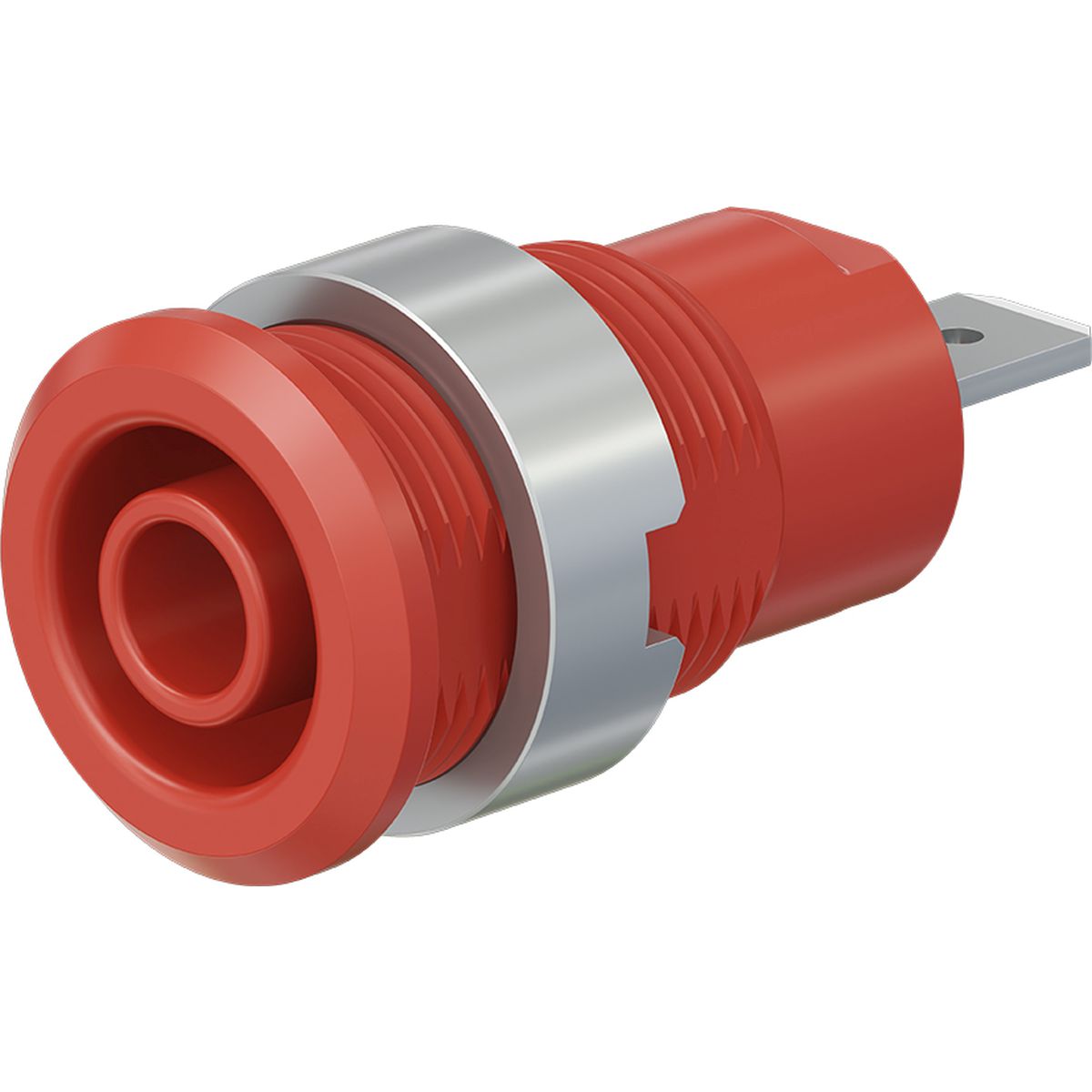 Presa 4 mm CAT III 1000V 24A rosso