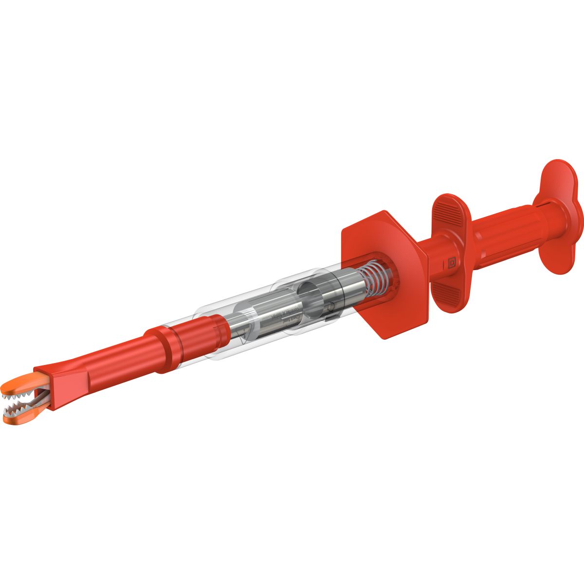 Abgreiferklemme 4 mm CATIII 1000V 16A rot