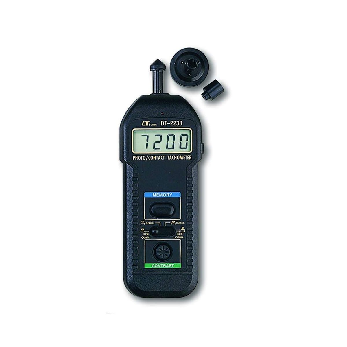 Digital-Drehzahlmesser ELBRO DT2238, Foto-/Kontakt-Tachometer