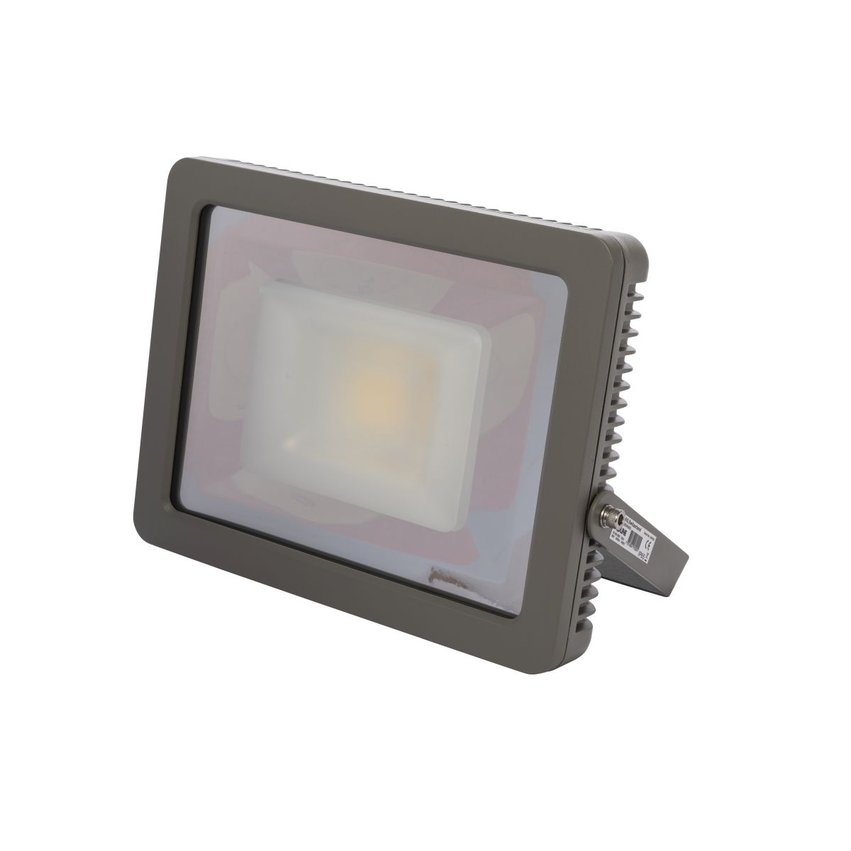 LED-Scheinwerfer in flacher Bauform, 50 W, 4000 lm, 4500 K, grau