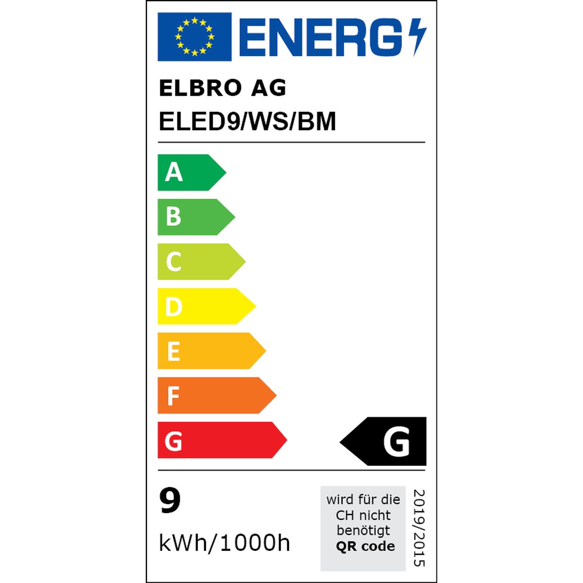 Elegante LED-Wandleuchte ELBRO, 9.5 W, weiss, 3000 K, 600 lm, IP54, PIR Bewegungsmelder – Bild 2