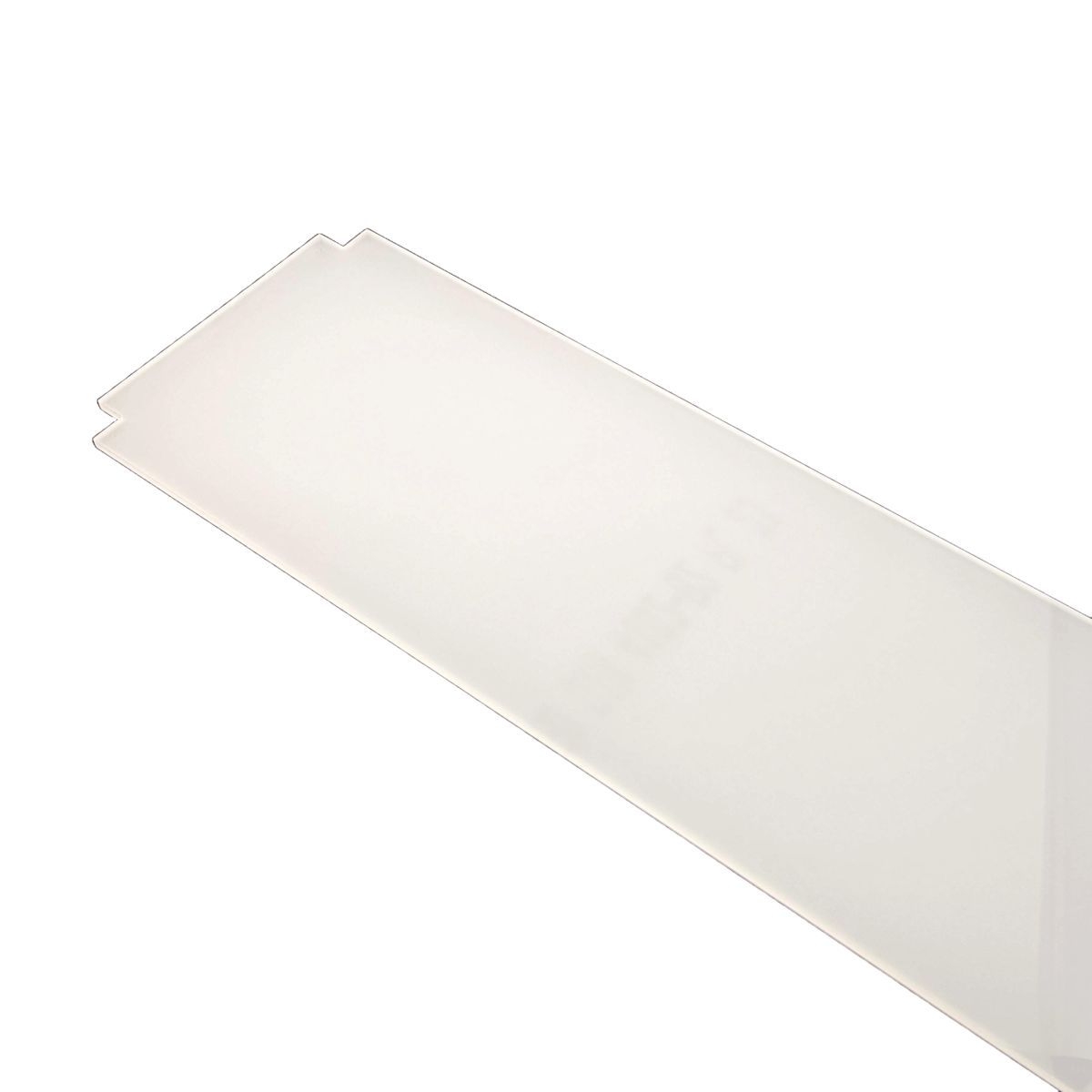 Blendschutz Acrylglas, opal 010, für Langfeldleuchte HDLED180/SW, 130 x 274 mm, Dicke 4 mm, Satz mit 2 Stück