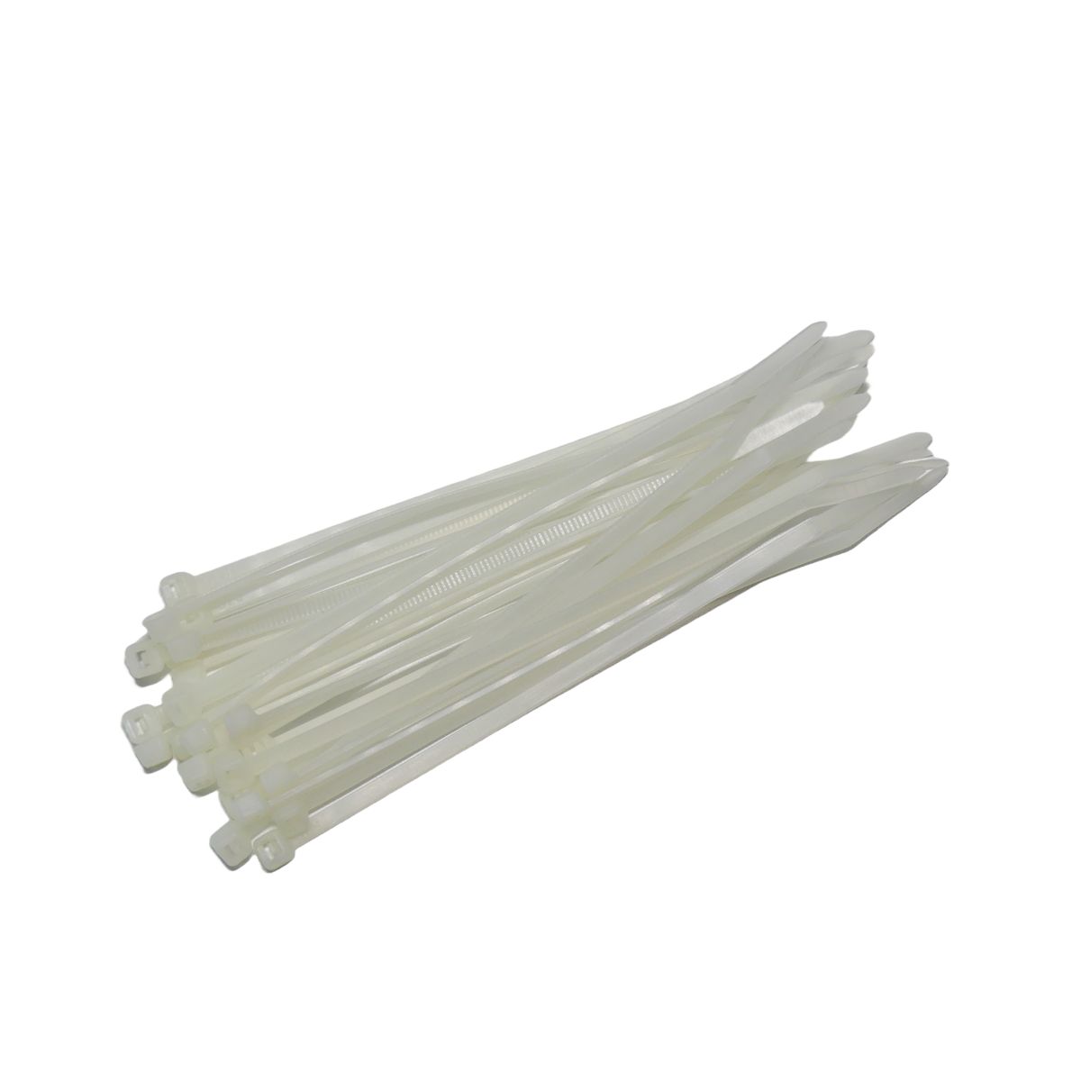 Kabelbinder, transparent, L x B 300 mm x 4.8 mm, Pack à 100 Stück