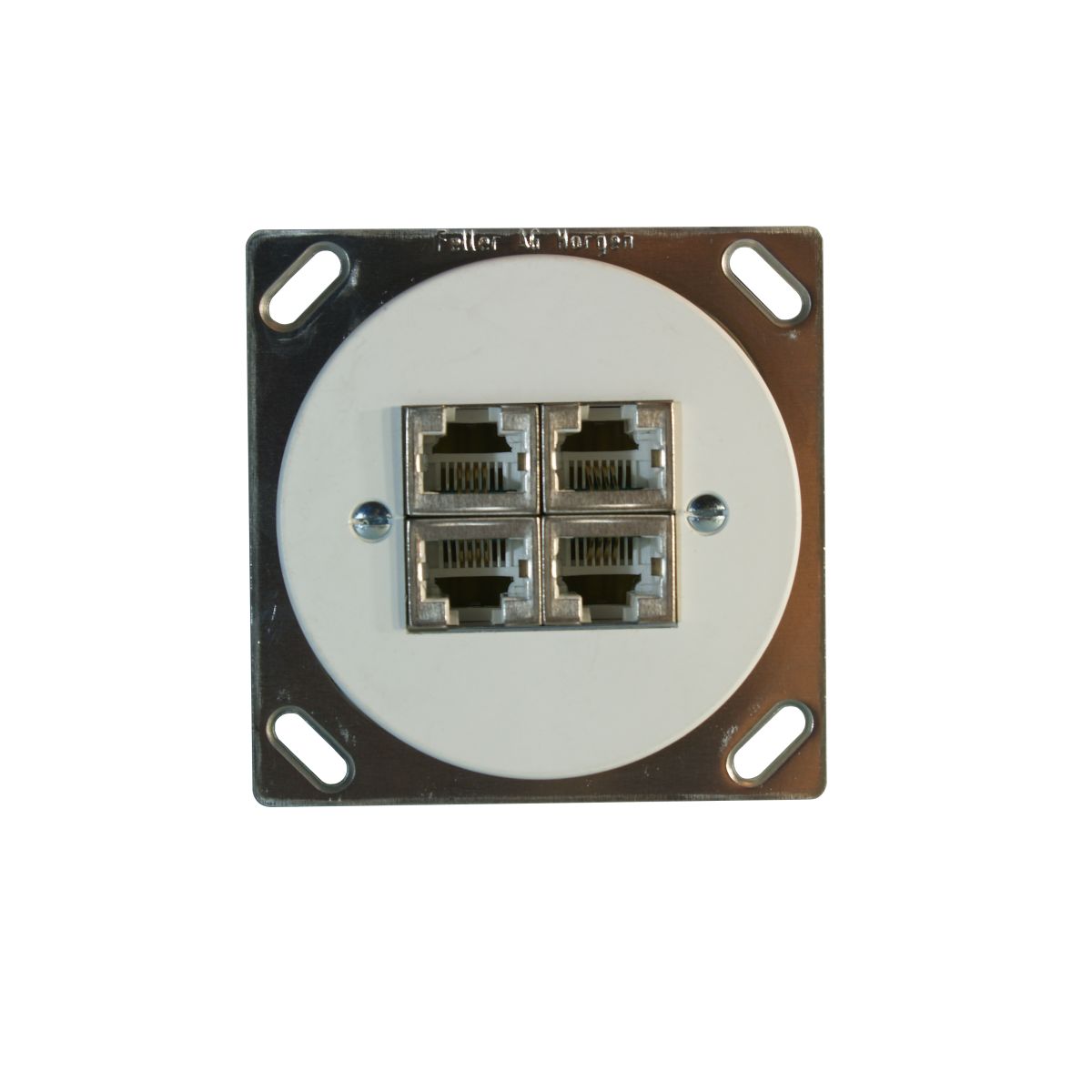 Dose ISDN IK Ø58 4xRJ45s g weiss