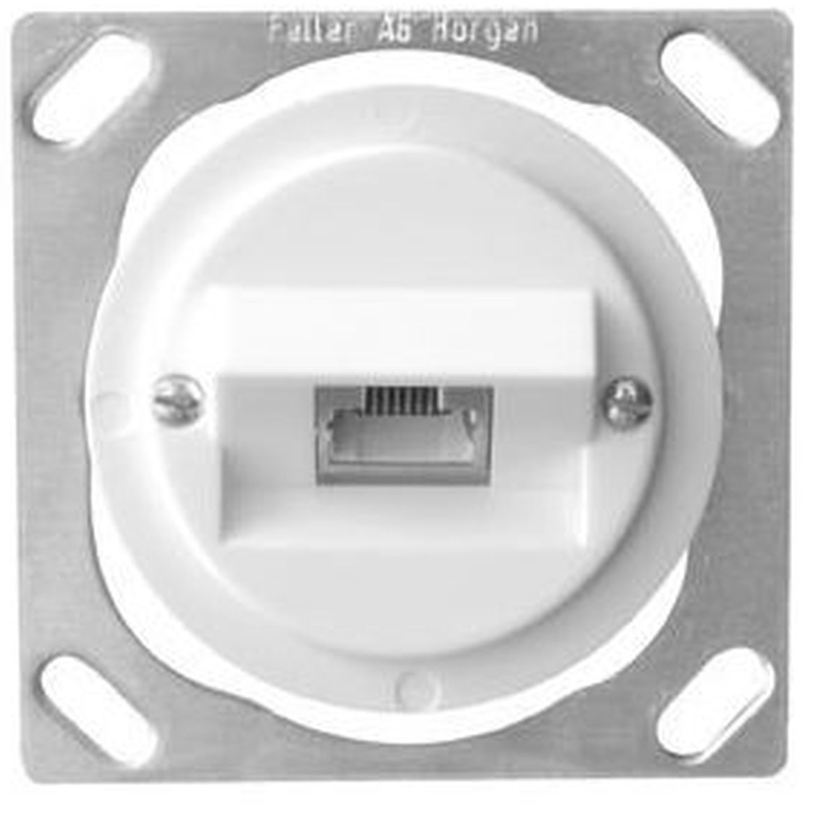 Dose ISDN IK Ø43 1xRJ45s weiss