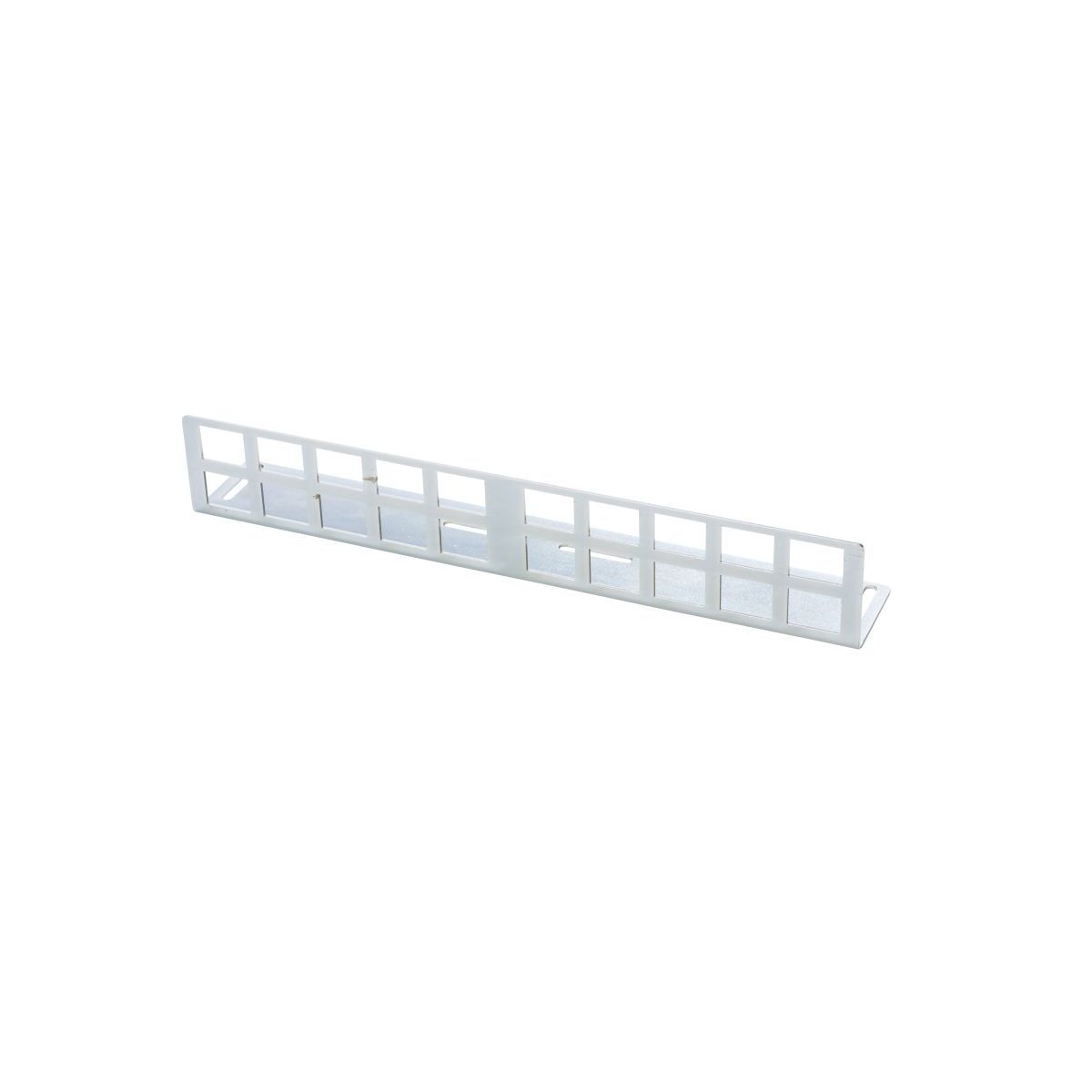 Buchsenaufnahme Keystone 20-fach f. Multimediaset Metall für Lochblech
