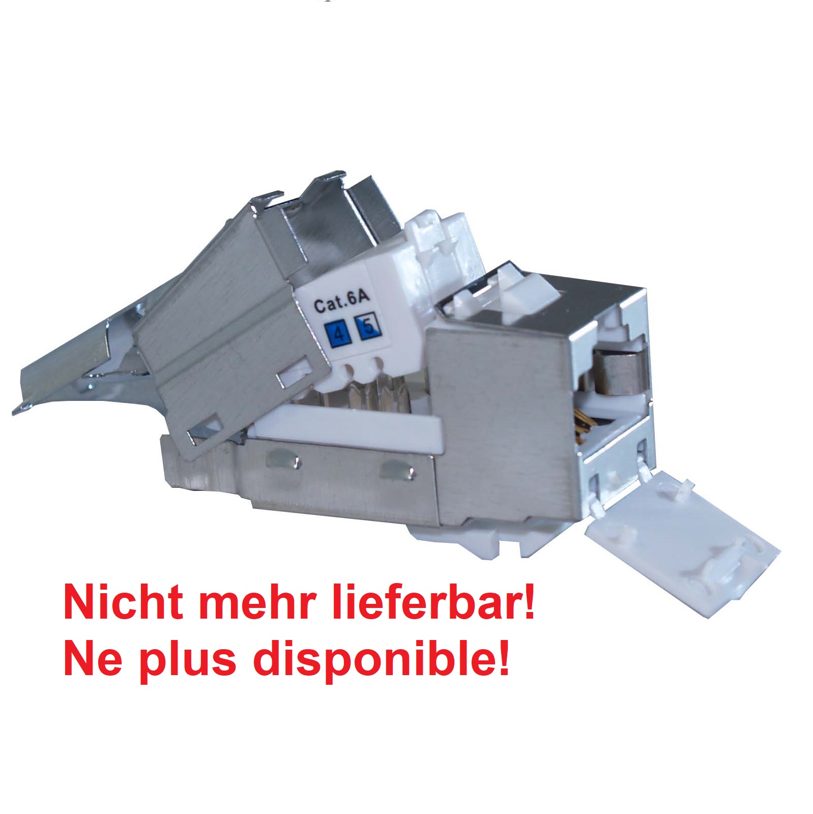 Buchse ITplus® Cat6A, geschirmt, Keystone, Staubschutz, ISO/IEC11801 - NICHT MEHR LIEFERBAR