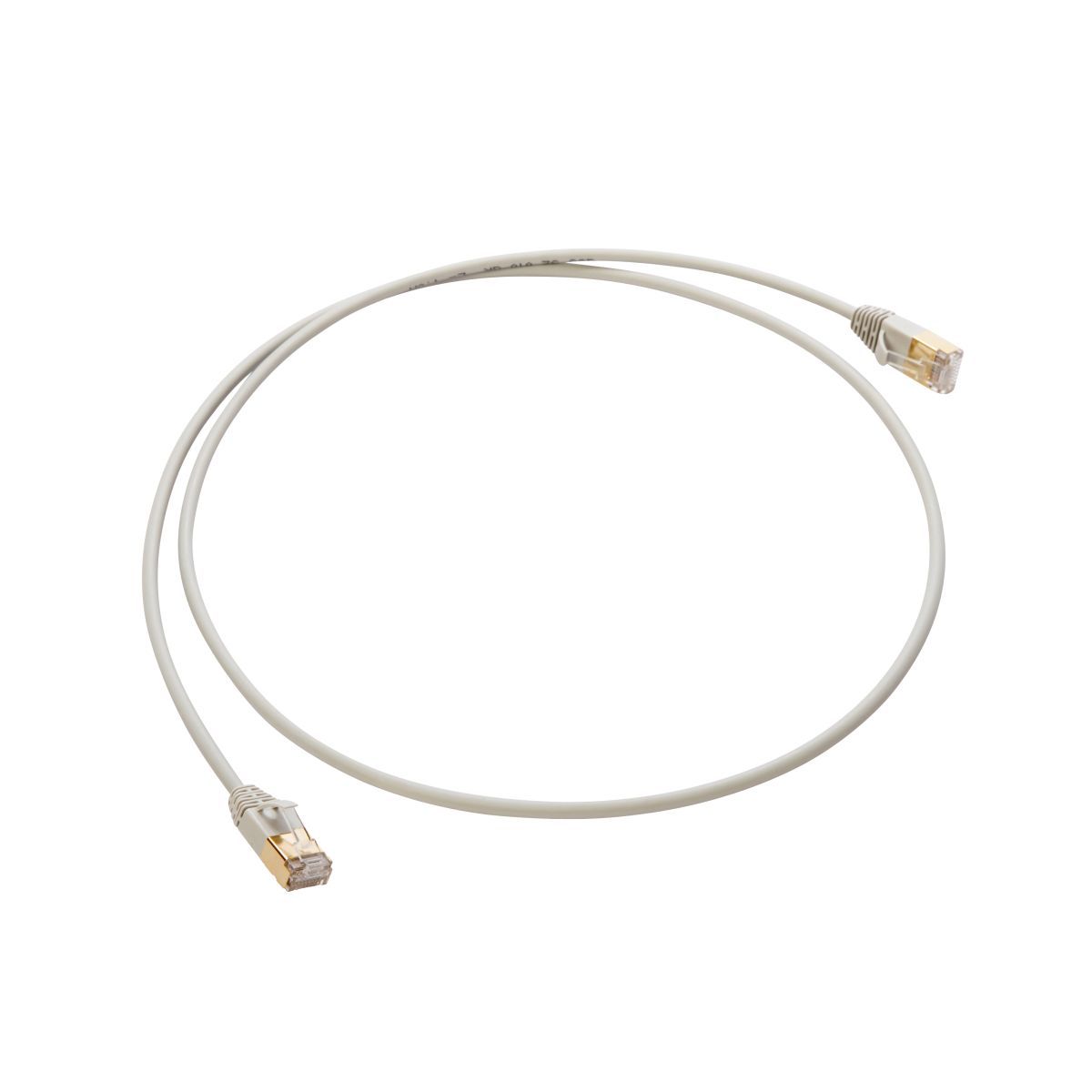Patchkabel Slim ITplus® Cat.6A, S/FTP, LS0H, 5.0m Ø 3.9mm, grau, AWG32/7