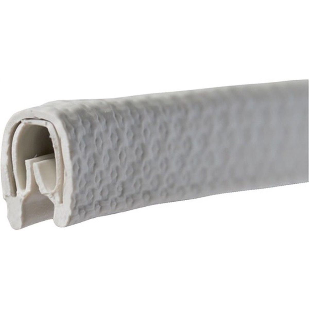 Kantenschutzprofil, grau, Kunststoff ummantelt, 6.5x9.5 mm, Länge 50.0 m