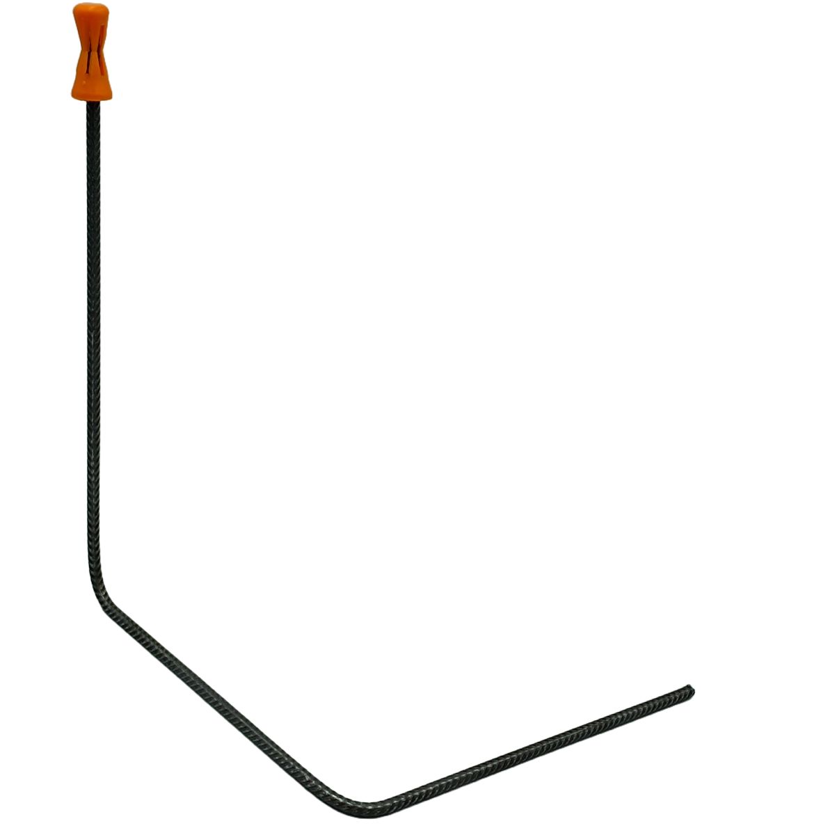 Electrical conduit holder, steel, Ø 8 mm, 400x300x300 mm, incl. protective cap, collar 25 pieces
