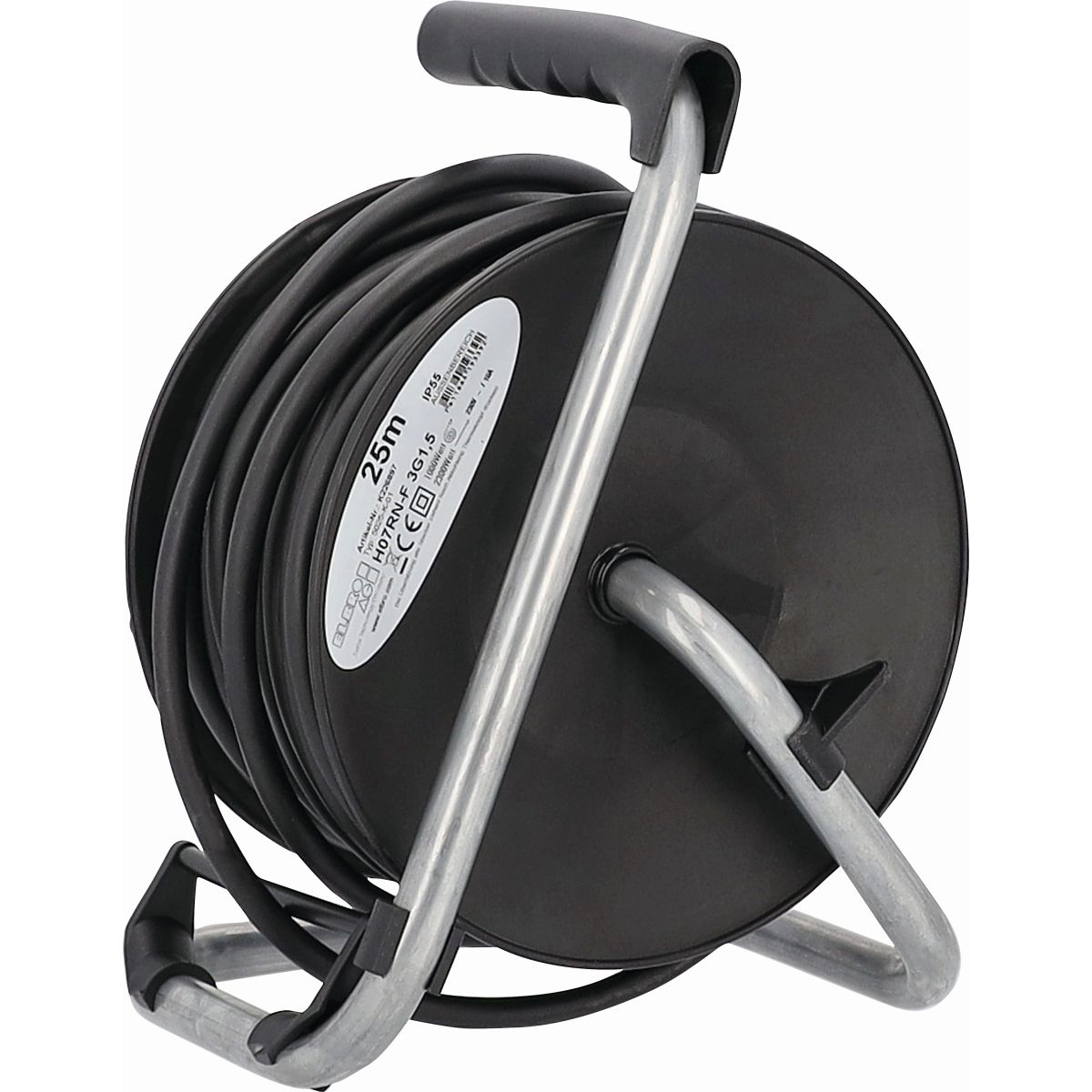 Plastic cable reel IP55 25m - Image 2
