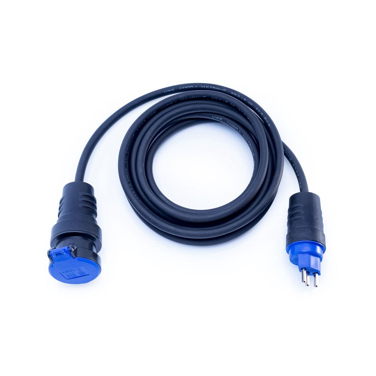 Verlängerungskabel IP55 T23/T23 20m GDV 3x2.5mm2 schwarz – Bild 2