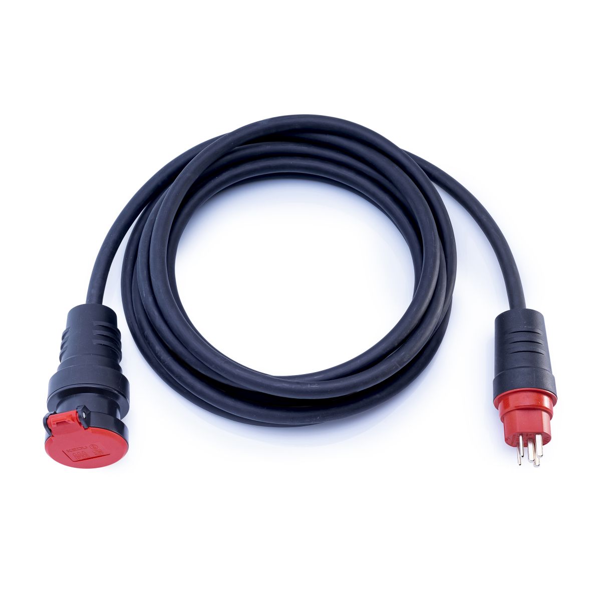 Cavo di prolunga IP55 T15/T15 5 m GDV 5x1,5 mm2 nero – Immagine 2