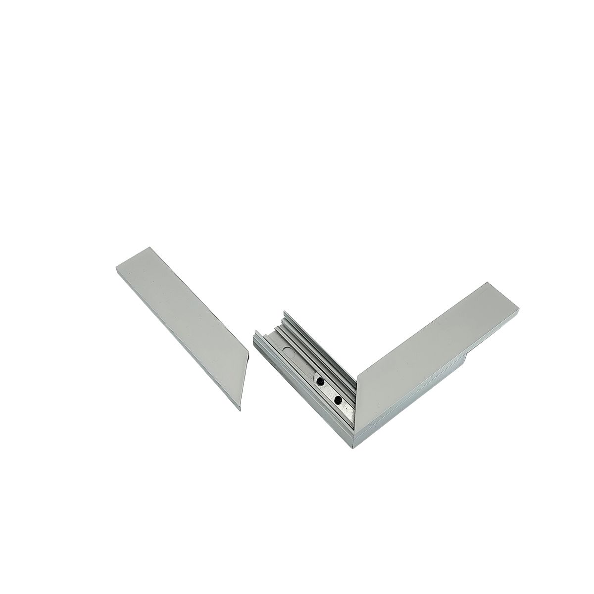 Winkel 90° für Kabelkanal K226795, B=30mm, H=20mm, Aluminium, silber eloxiert