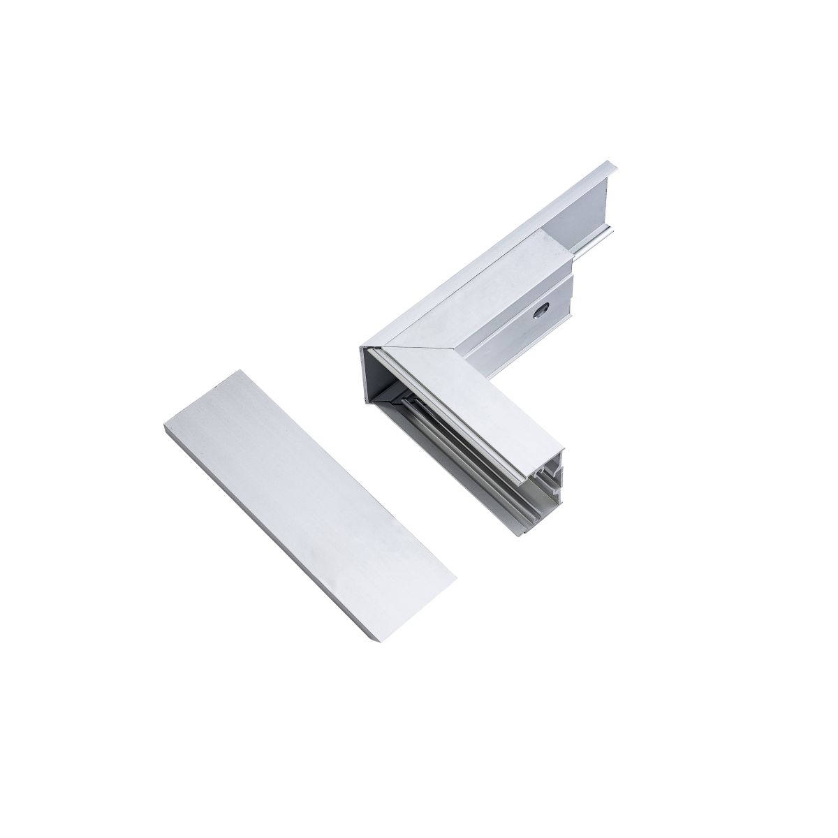 Ecke aussen f. Kabelkanal K226792, L=45mm, B=30mm, Aluminium, silber eloxiert