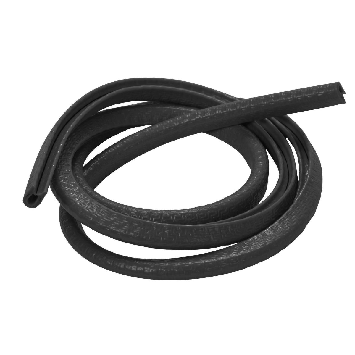 Kantenschutzprofil, schwarz, Kunststoff ummantelt, 6.5x9.5 mm, Länge 10.0 m – Bild 2