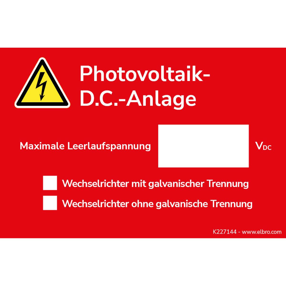 Warnaufkleber Solaranlage, wetterfest, Set zu 77 Stück, 7 Varianten – Bild 7