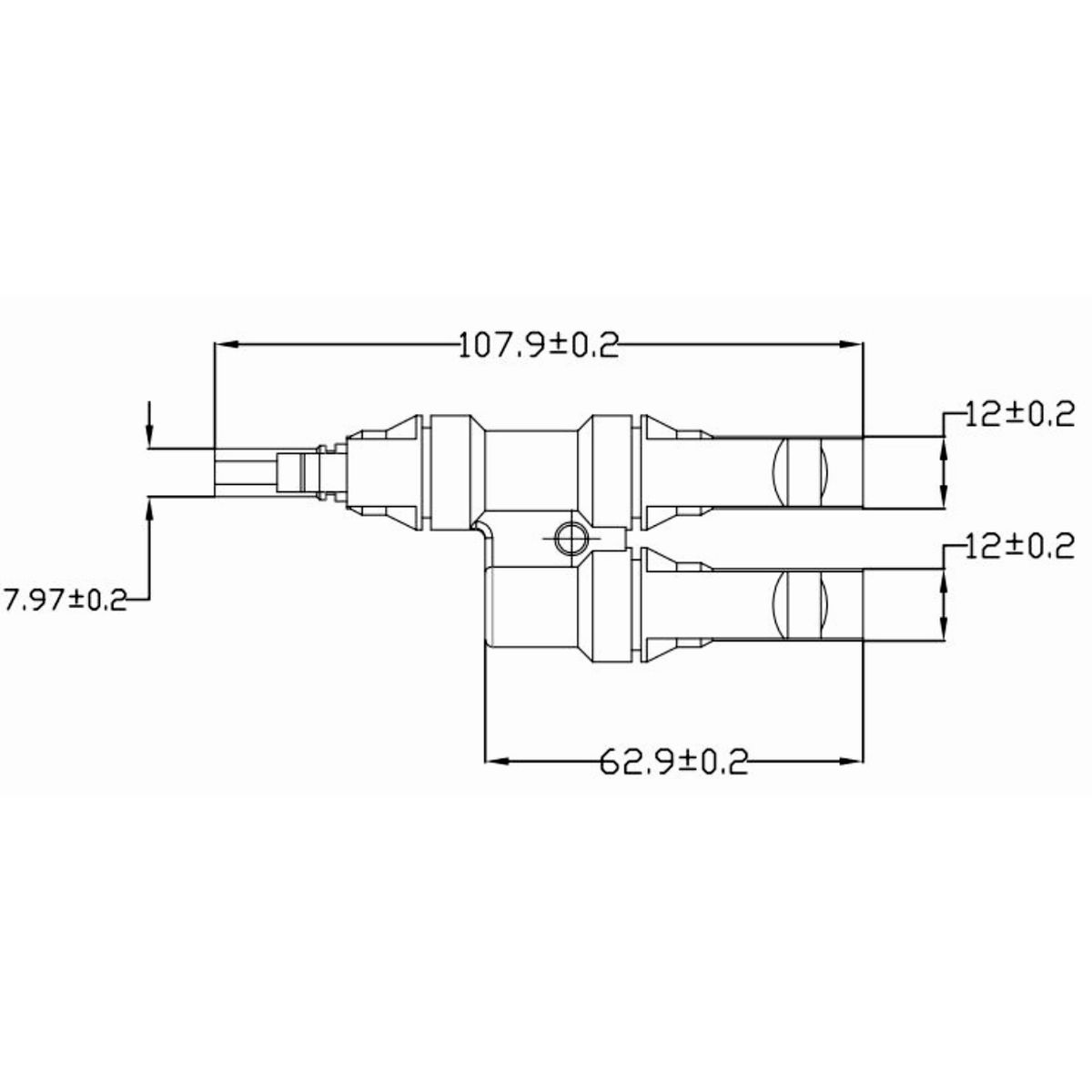 PV-Abzweigstecker Y, 2 x Stecker, 1 x Buchse, schwarz – Bild 2