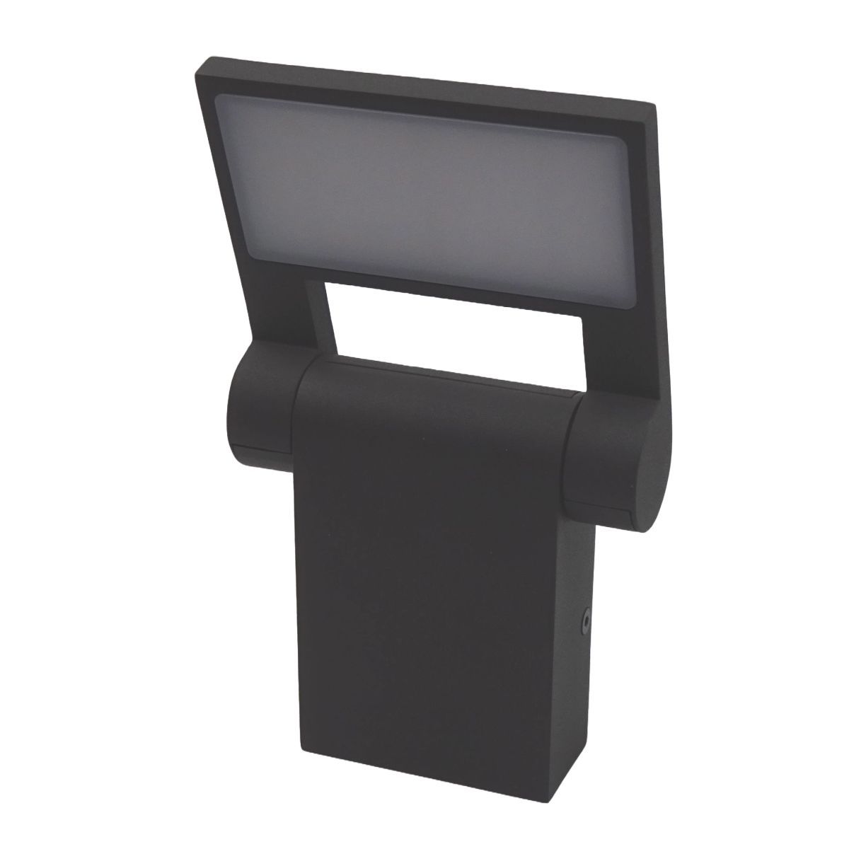 LED outdoor wall light ELBRO, swiveling, 750 lm, 120°, 3000 K, 10 W, IP54, anthracite – Image 2
