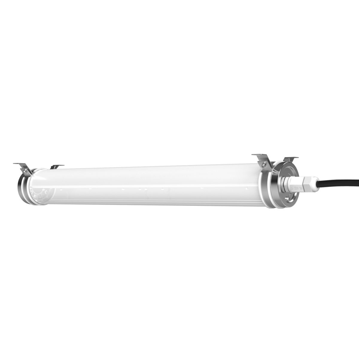 LED-Rohrleuchte Industrie 40 W, 5000 K, 5600 lm, 90°, IP66, anreihbar
