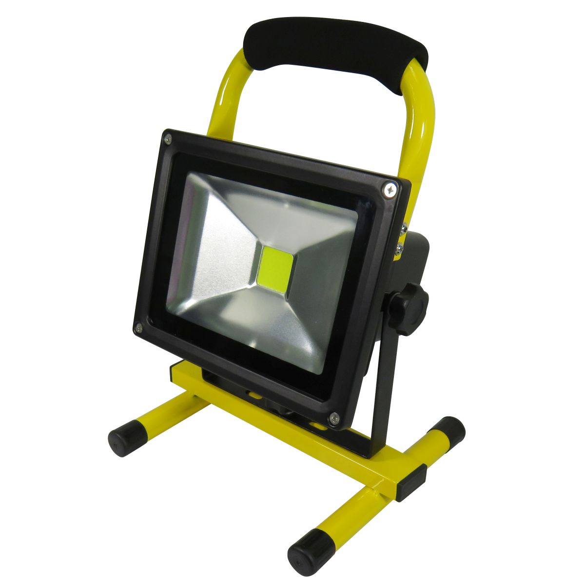 Akku LED Fluter 20 W IP65, 6000 K, 1800 lm, 8800 mAh, 7.4 V, 4 h ,12 V = 12 V/2 A, 230 V=12 V/1 A