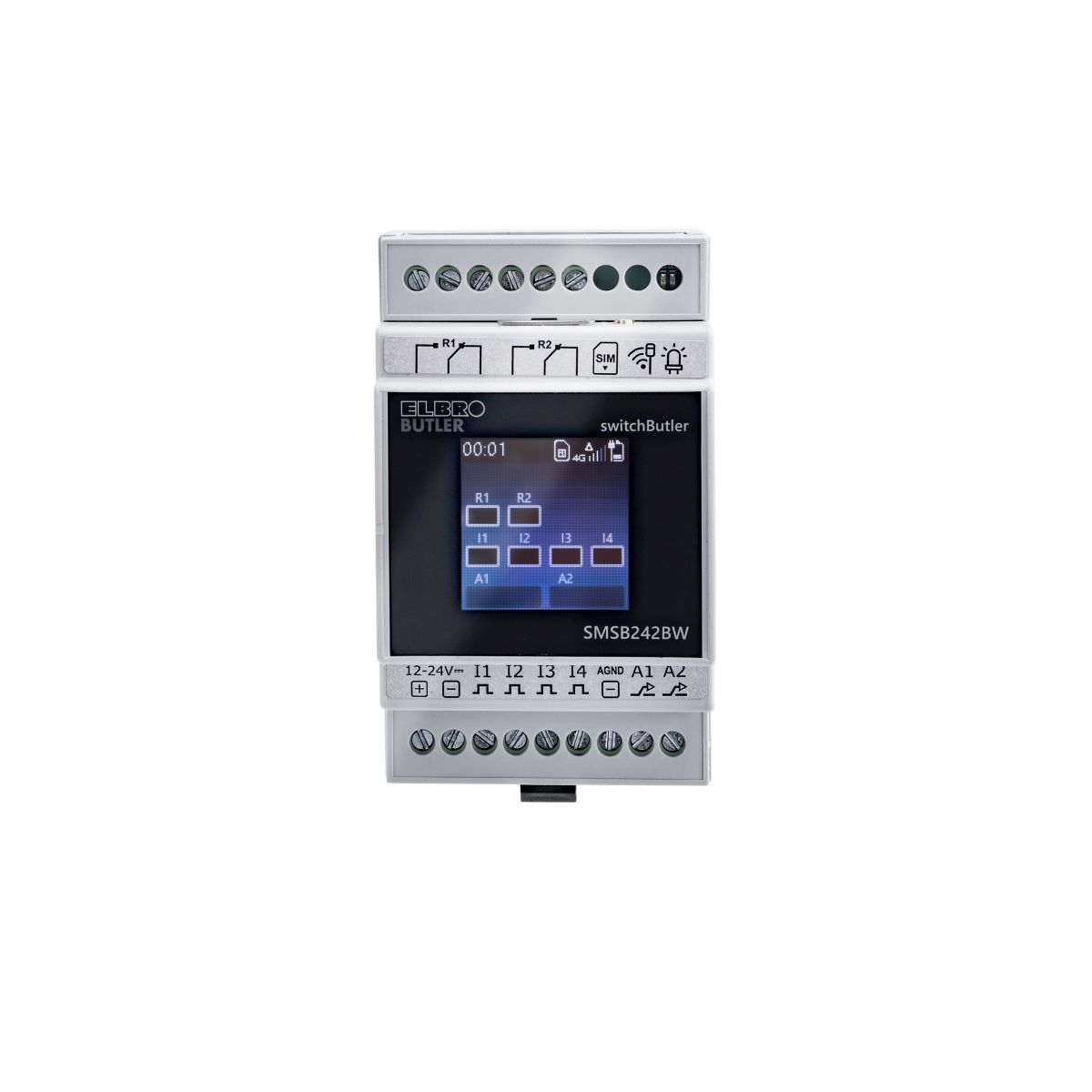 Modulo di commutazione e monitoraggio a distanza EB switchButler SMSB242BW 4G/Bluetooth
