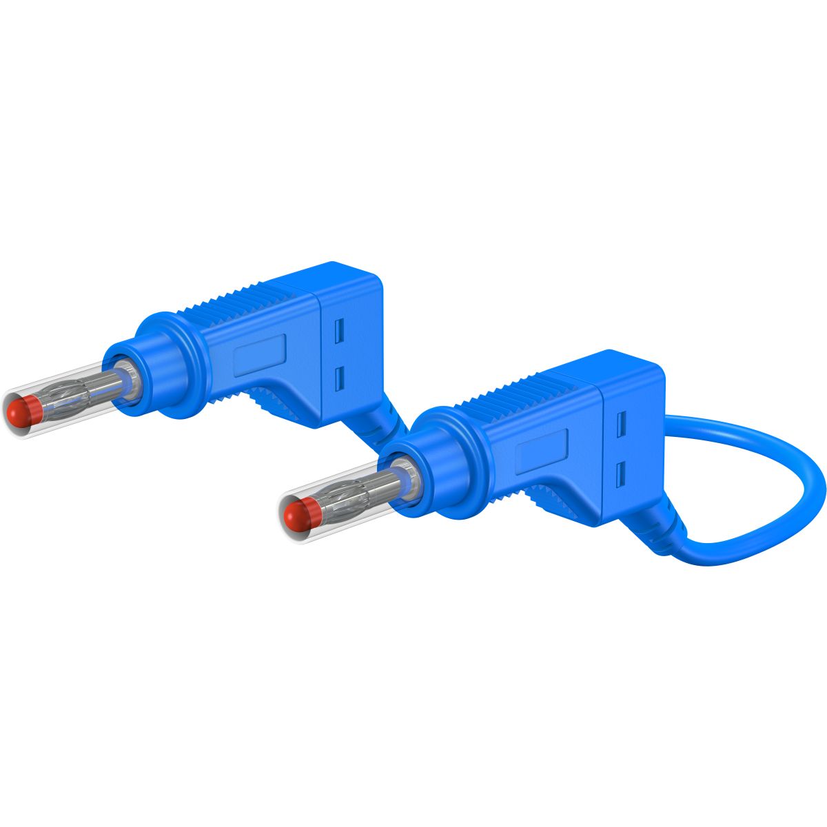 Silikon-Verbindungsleitung blau 200 cm 2.5 mm² mit Schiebehülsenstecker