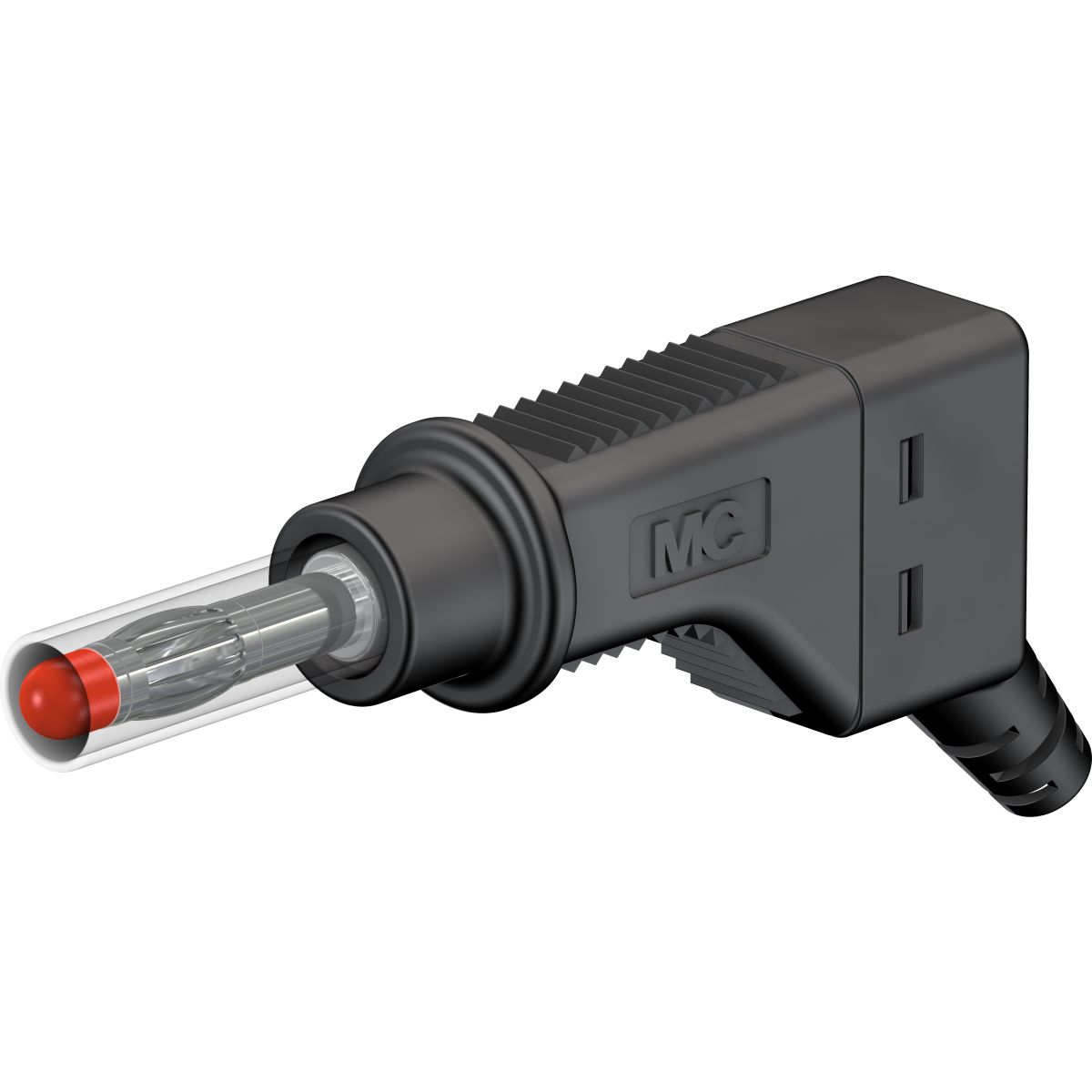 Schiebehülsenstecker schwarz 2.5 mm² stapelbar